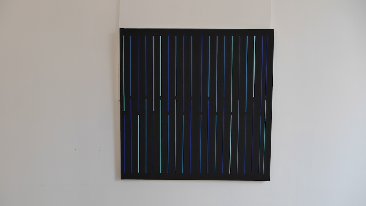 Lignes bleues - Ludovic Clautour artiste-peintre